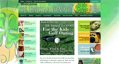 Desktop Screenshot of leprechaunfoundation.org